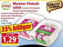 Norma Meister Fleischsalat POPP Angebot