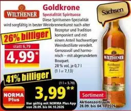 Norma Goldkrone Spezialität Spirituose Angebot