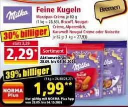 Norma Milka Feine Kugeln Angebot