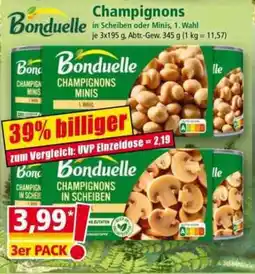 Norma Bonduelle Champignons Angebot
