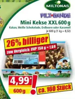 Norma MILTONAS PILZ-BANDE Mini Kekse XXL Angebot