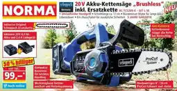 Norma 20V Akku-Kettensäge "Brushless" Angebot