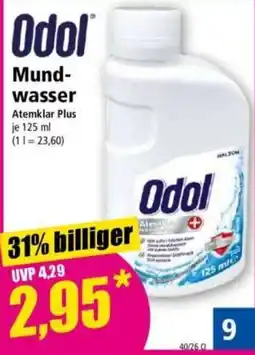 Norma Odol Mundwasser Atemklar Plus Angebot