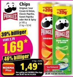 Norma Pringles Chips Angebot
