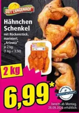 Norma GUT LANGENHOF Hähnchen Schenkel Angebot