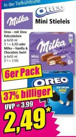 Norma Milka Mini Stieleis Angebot