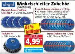 Norma Scheppach Winkelschleifer-Zubehör Angebot