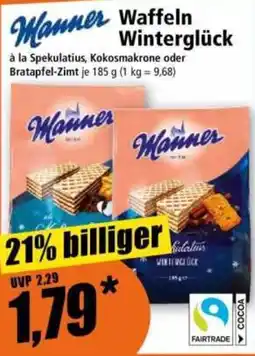 Norma Manner Waffeln Winterglück Angebot
