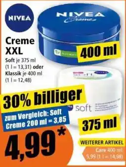 Norma NIVEA Creme XXL Angebot