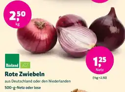 Biomarkt Bioland Rote Zwiebeln Angebot