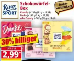 Norma Ritter Sport Schokowürfel-Box Angebot