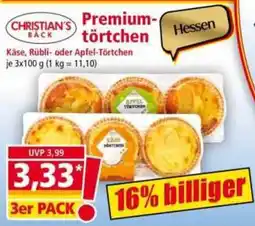 Norma Christian's Back Premium-törtchen Angebot