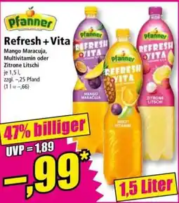 Norma Pfanner Refresh + Vita Angebot