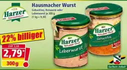 Norma Harzer Spezialitäten Hausmacher Wurst Angebot
