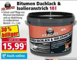Norma MR. HELPER Bitumen Dachlack & Isolieranstrich 10l Angebot