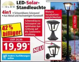 Norma LED-Solar-Standleuchte Angebot