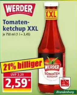 Norma Werder Tomatenketchup XXL Angebot