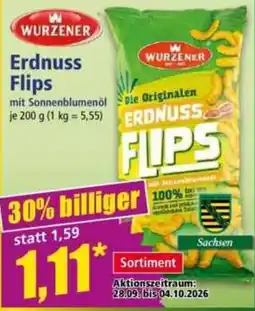 Norma WURZENER Erdnuss Flips Angebot