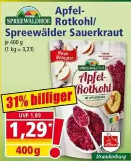 Norma Spreewaldhof Apfel-Rotkohl Angebot