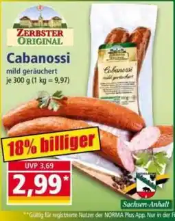 Norma Zerbster Original Cabanossi Angebot