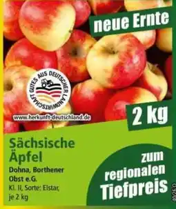 Norma Sächsische Äpfel Angebot