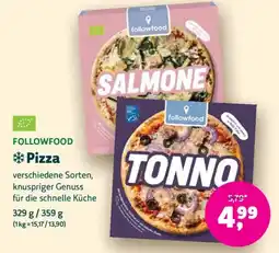 Biomarkt FOLLOWFOOD Pizza Angebot