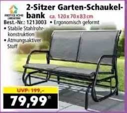 Norma PRESTIGE HOME 2-Sitzer Garten-Schaukelbank Angebot
