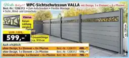 Norma WPC-Sichtschutzzaun VALLA Angebot