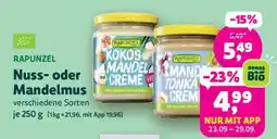 Biomarkt RAPUNZEL Kokos Mandel Creme Angebot