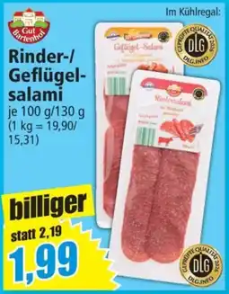 Norma Rinder-/Geflügelsalami Angebot