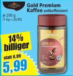 Norma Caffeciao Gold Premium Kaffee entkoffeiniert Angebot