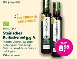 Biomarkt Hamlitsch Steirisches Kürbiskernöl g.g.A. Angebot