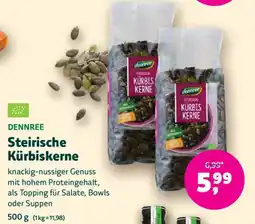 Biomarkt DENNREE Steirische Kürbiskerne Angebot
