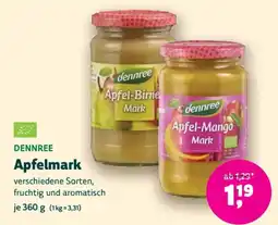 Biomarkt DENNREE Apfelmark Angebot