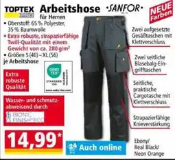 Norma Arbeitshose SANFOR Angebot