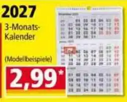 Norma 3-Monats-Kalender Angebot