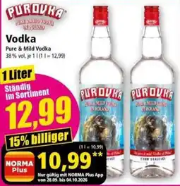 Norma Purovka Vodka Angebot