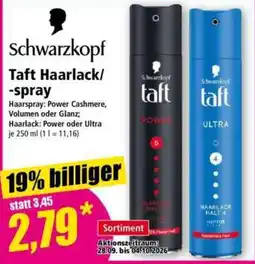 Norma Schwarzkopf Taft Haarlack/-spray Angebot