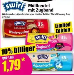 Norma swirl Müllbeutel mit Zugband Angebot