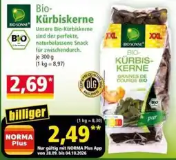Norma Bio-Sonne Bio-Kürbiskerne Angebot