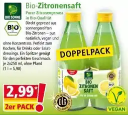 Norma Bio-Zitronensaft Angebot