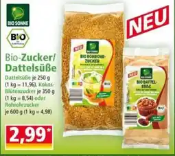 Norma BIO SONNE Bio-Zucker/Dattelsüße Angebot