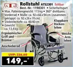 Norma Rollstuhl AT52301 faltbar Angebot