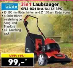 Norma Gude 3in1 Laubsauger GFLS 1601 Angebot