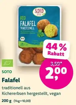 Biomarkt SOTO Falafel Angebot
