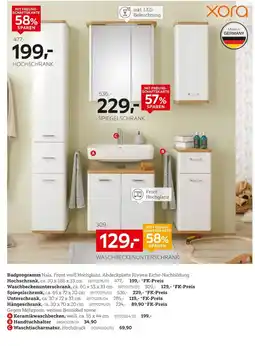 XXXLutz Badprogramm Nala, Front weiß Hochglanz Angebot
