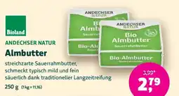 Biomarkt ANDECHSER NATUR Almbutter Angebot