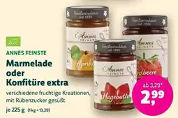 Biomarkt ANNES FEINSTE Marmelade oder Konfitüre extra Angebot
