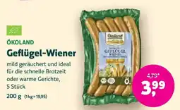 Biomarkt ÖKOLAND Geflügel-Wiener Angebot