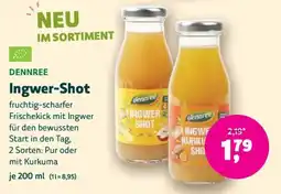 Biomarkt DENNREE Ingwer-Shot Angebot